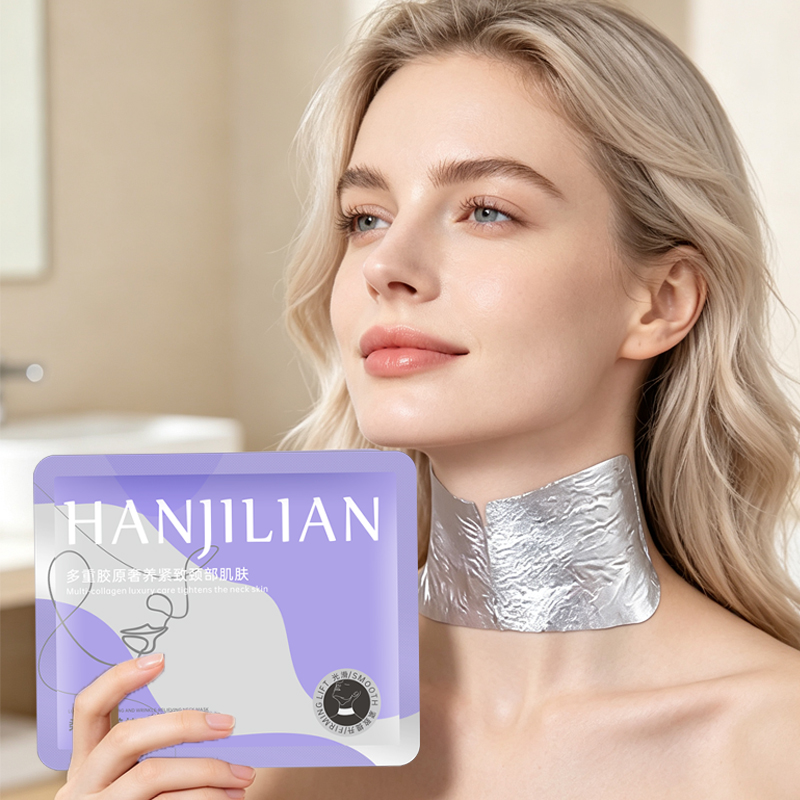 Luxury Skincare & Spa - قناع رقبة ناعم وفاخر مقاوم للتجاعيد،