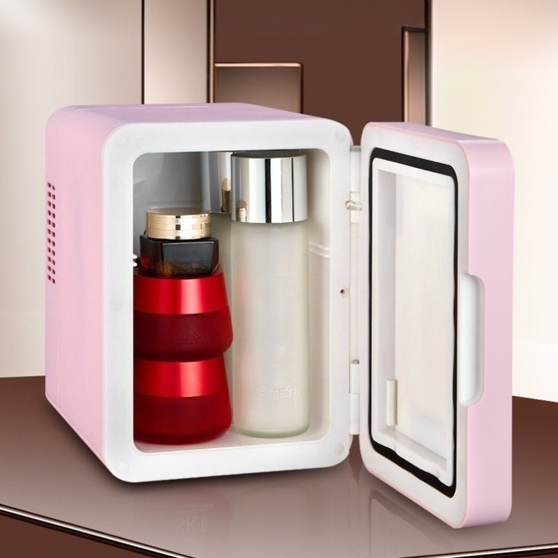 Luxury Skincare & Spa - ثلاجة تبريد صغيرة محمولة للمكياج، ثلاجات