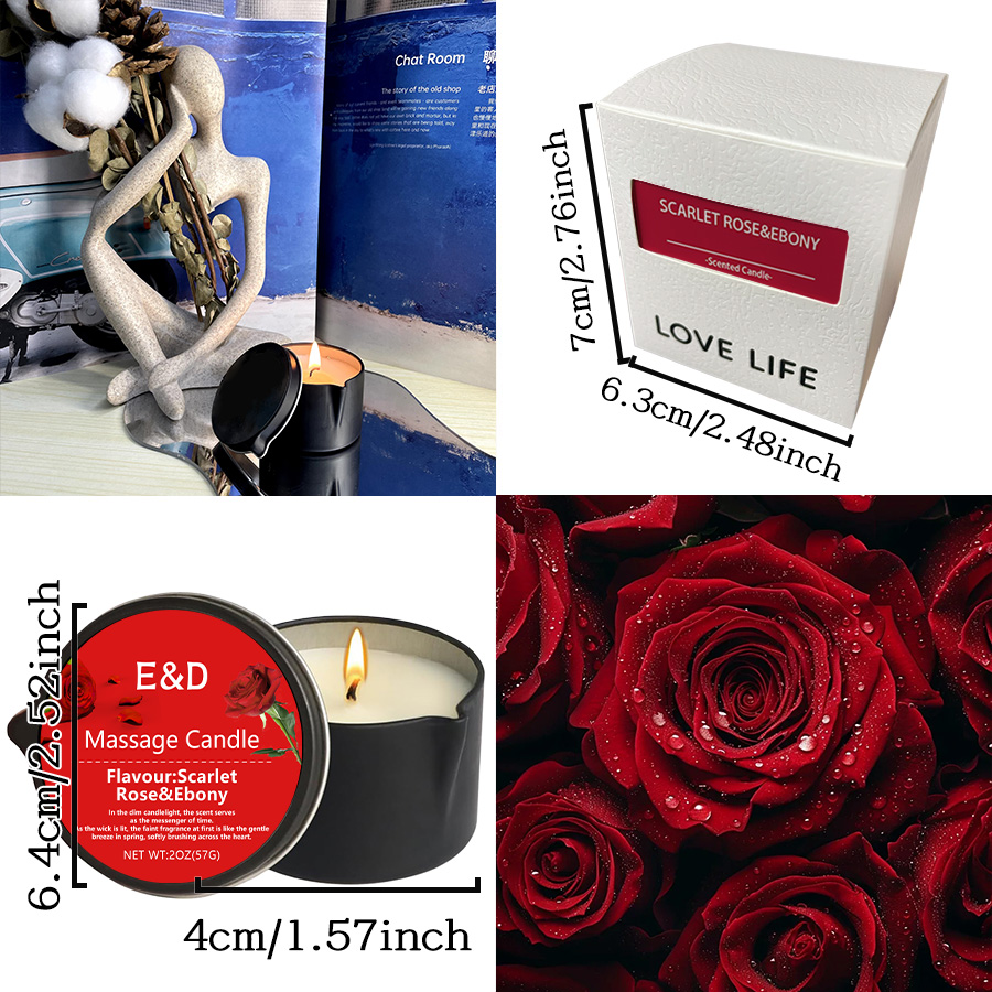 شمعة زيت التدليك، لتخفيف التوت - مراجعة Luxury Skin Care وسعره