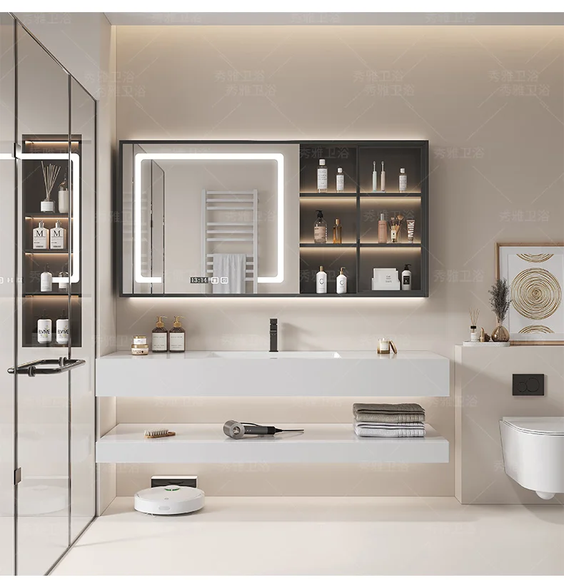 خزانة حمام بمرآة وتخزين، خزانة - مراجعة Luxury Skincare & Spa وسعره