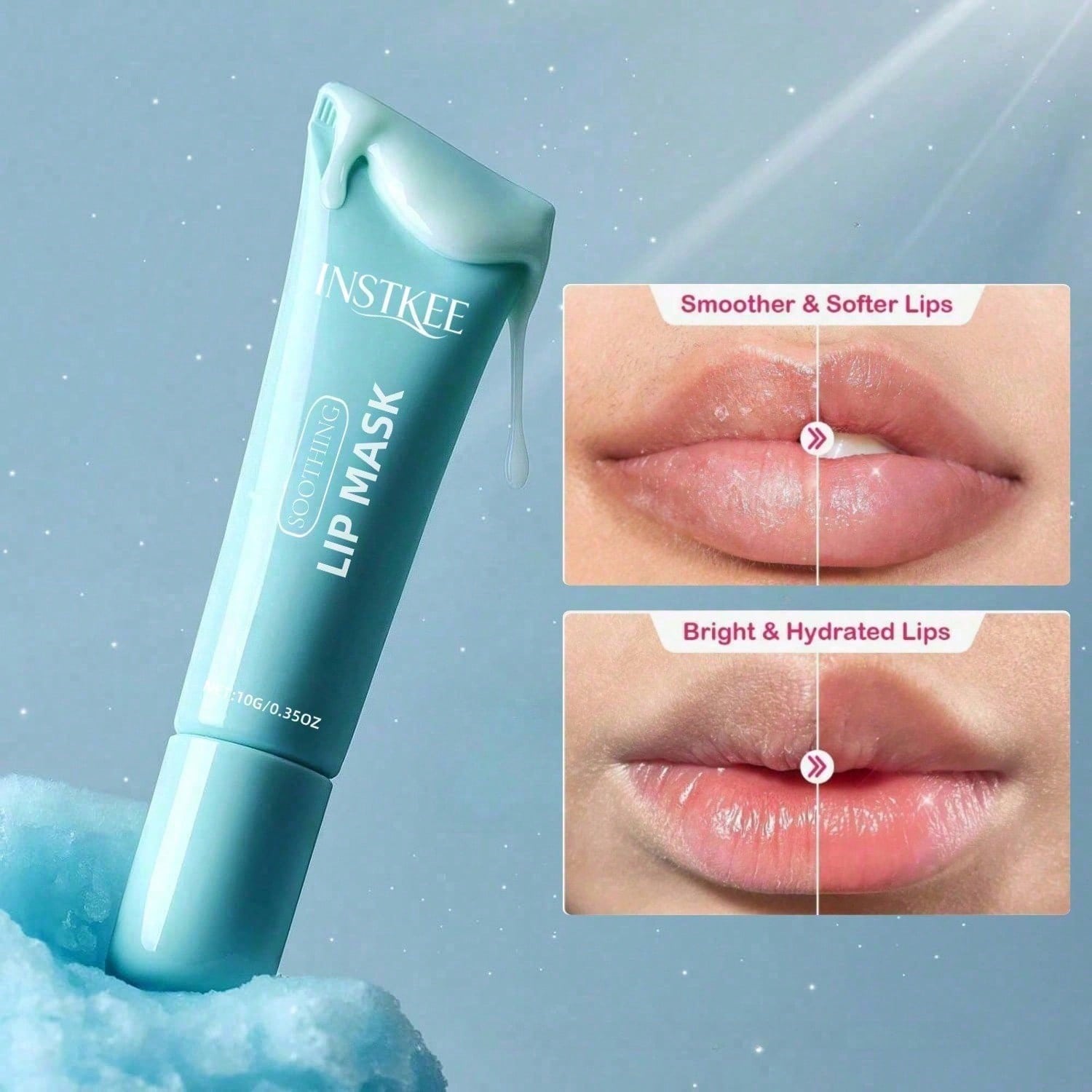قناع الشفاه المهدئ بالمنثول ال - مراجعة Luxury Skin Care وسعره